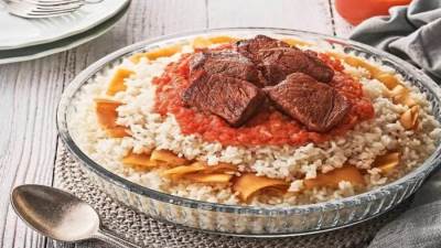 طريقة عمل الفتة المصرية باللحم