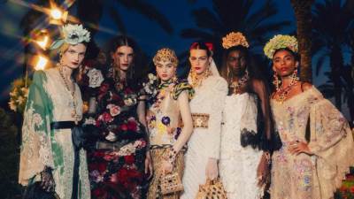 الفن والطبيعة في مجموعة أزياء Dolce & Gabbana Alta Moda 2026